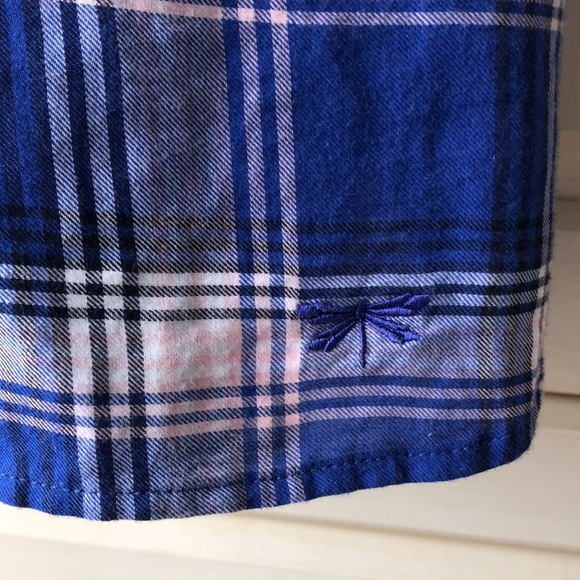 TALBOTS • Blue, White & Pink Paid “The Perfect Shirt” Button Down - Picture 9 of 13